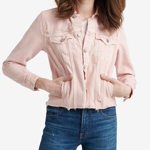 EUC • Lucky Brand • Pink Denim Jacket •